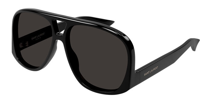 NWT Saint Laurent Sunglasses Tortoise Shell SL 652 002 Saint Laurent SL 652 M (59 - 14) with Black lenses and  main image 2