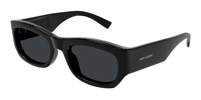 Saint Laurent SL 713 001 Rectangle Black Sunglasses  display picture 3