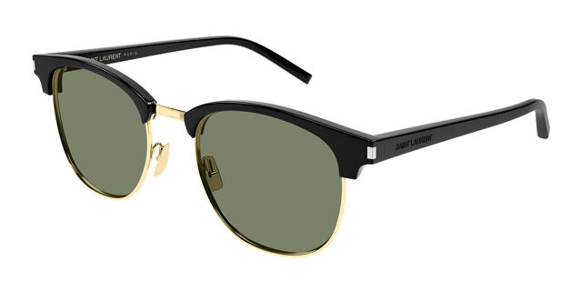 Saint Laurent SL 108 014 Browline Black Sunglasses  display picture 1