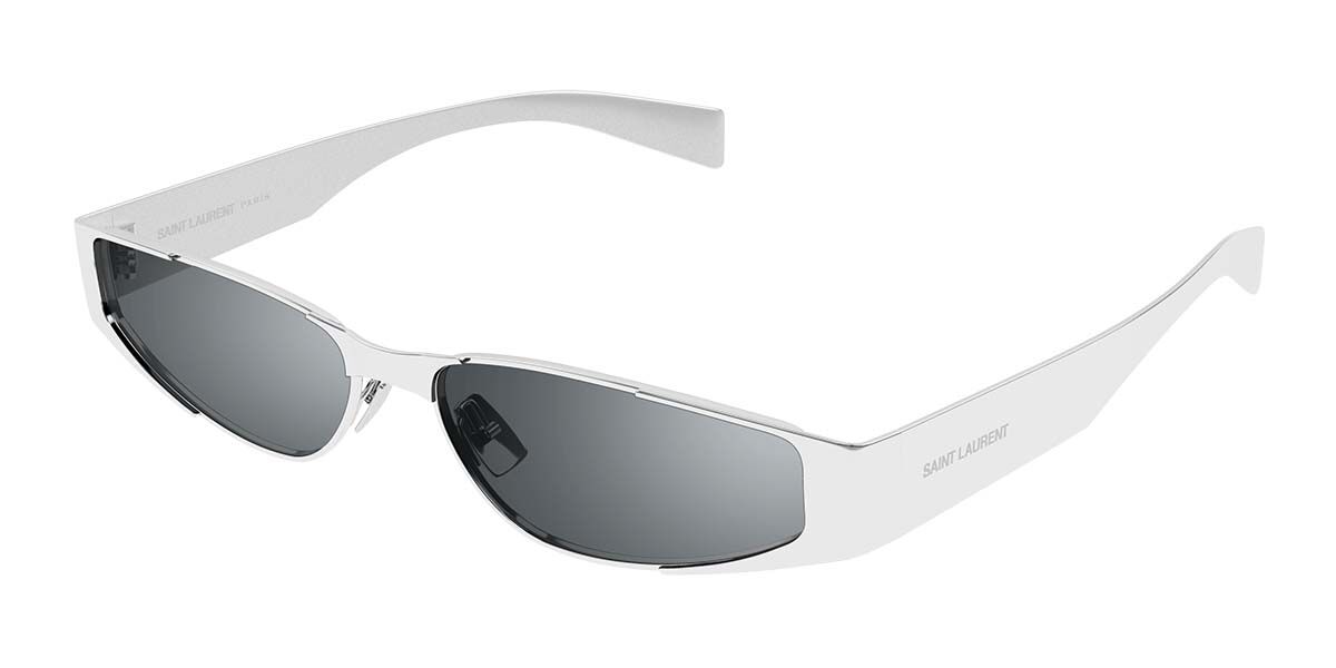 Saint Laurent SL 739 001 Men's Sunglasses Silver Size 57