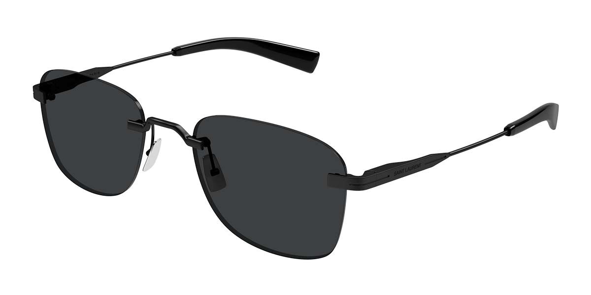 Saint Laurent SL 744 SUN 001 Men's Sunglasses Black Size 53