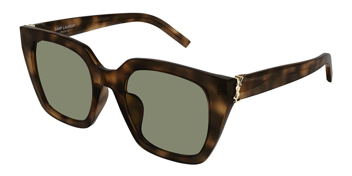 Saint Laurent SL M143/F Asian Fit 003 Women's Sunglasses Tortoiseshell Size 52