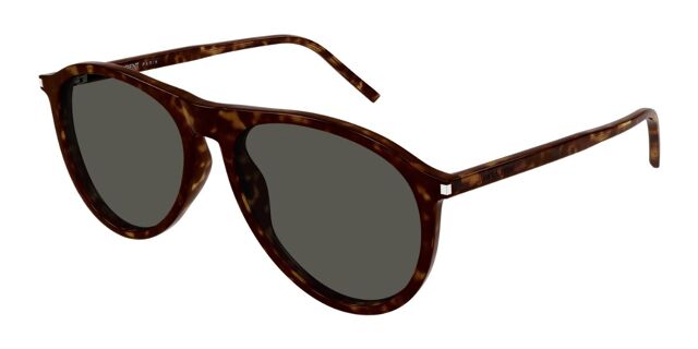 Saint Laurent SL 667 002 Pilot Dark Tortoise Sunglasses  display picture 1