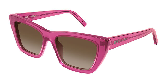 Saint Laurent SL 276 MICA 061 Cat Eye Transparent Pink  display picture 1