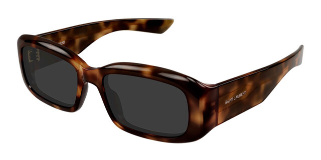 Saint Laurent SL 809 003 Rectangle Dark Tortoise Sunglasses  display picture 1
