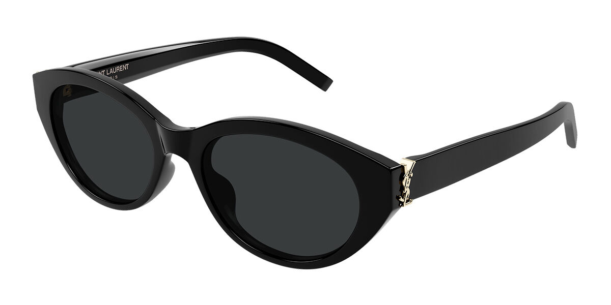 Image of Saint Laurent SL M148/F Asian Fit 001 Óculos de Sol Feminino Pretos BRLPT
