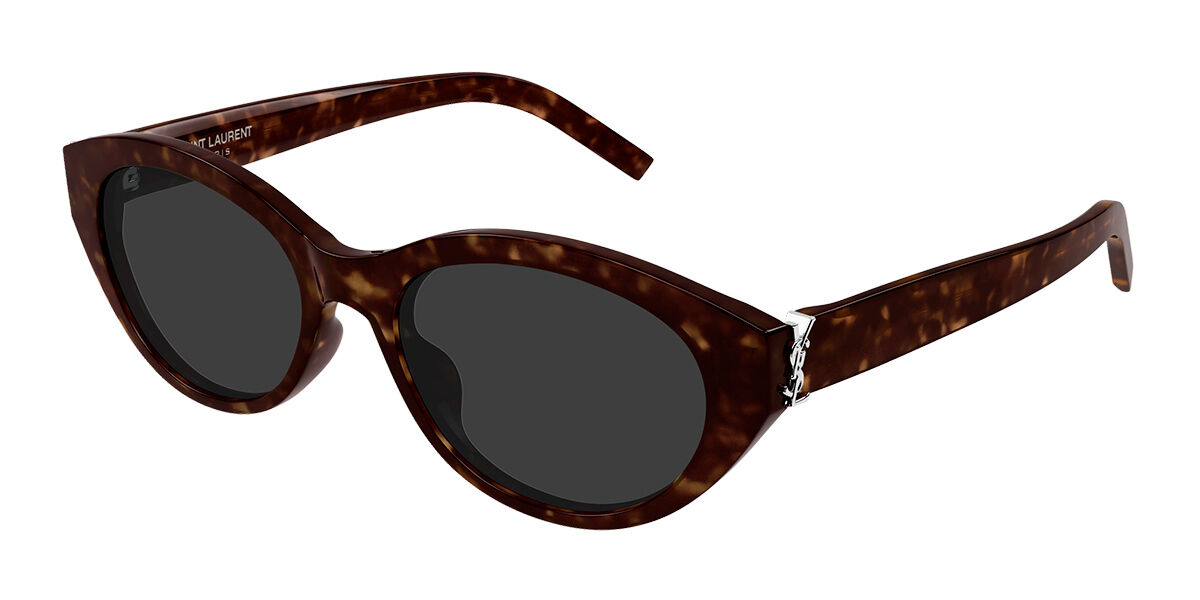 Image of Saint Laurent SL M148/F Asian Fit 002 Óculos de Sol Feminino Tortoiseshell BRLPT