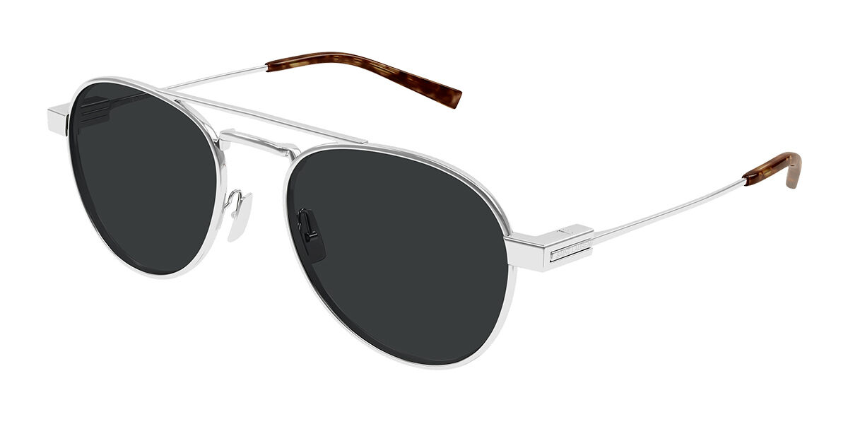 Image of Saint Laurent SL 708 002 Óculos de Sol Masculino Prata BRLPT