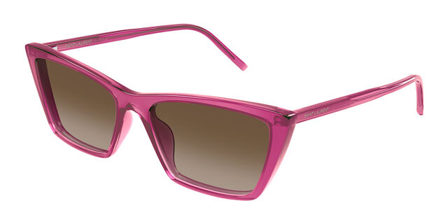 Saint Laurent SL 737 MICA THIN 006 Rectangle Transparent  display picture 2