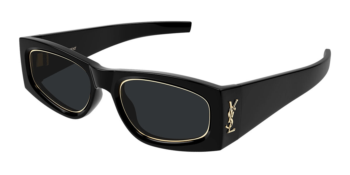 Image of Saint Laurent SL M140 RIM 001 Óculos de Sol Feminino Pretos BRLPT