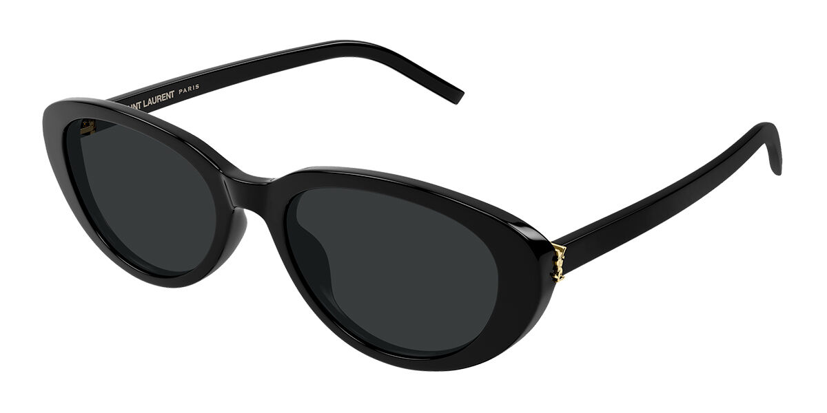 Saint Laurent SL M154/K Asian Fit 001 55 Lunettes De Soleil Femme Noires
