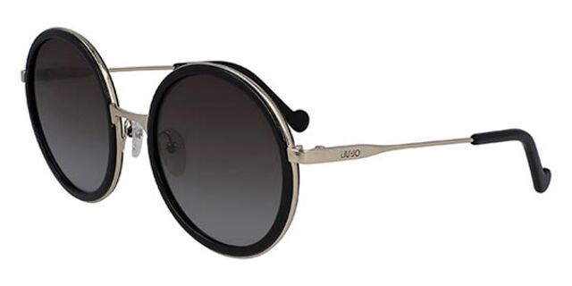 Liu Jo LJ696S 001 Round Black Sunglasses | SmartBuyGlasses US display picture 3