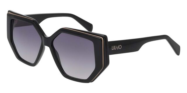 Liu Jo LJ810S 001 Geometric Black Sunglasses  display picture 1