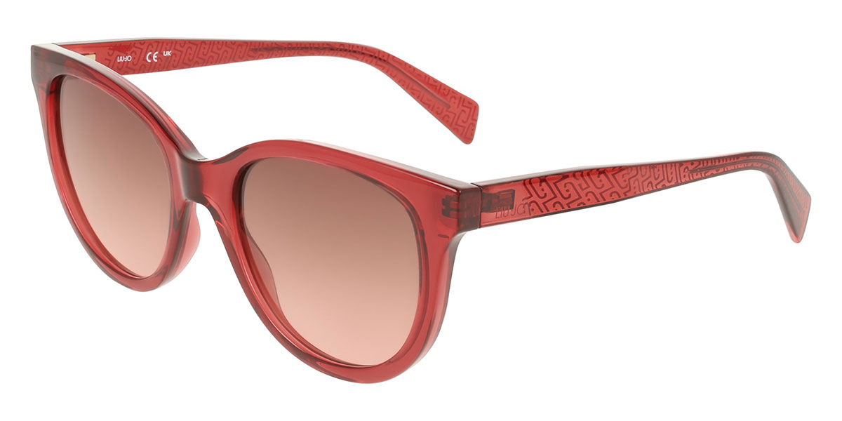 Liu Jo Vrouw Transparent Cherry Red Lj825s 624 Rode Dames Zonnebril