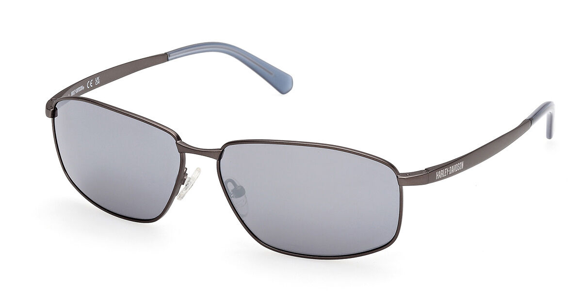 Harley Davidson Hd00024 09x Men's Sunglasses Gunmetal Size 62 In Gray