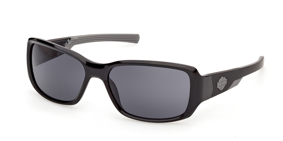 Harley Davidson HD00030 01A 60 Svarta Solglas&ouml;gon M&auml;n