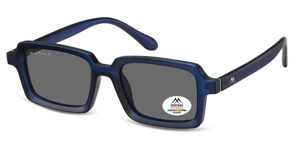 Montana Eyewear MP57 Polarized MP57D Men's Sunglasses Blue Size 51