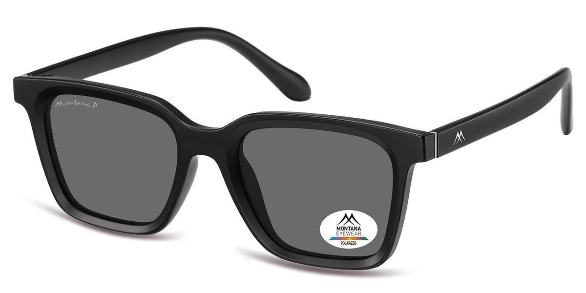 Montana Eyewear MP58 Polarized MP58 Men's Sunglasses Black Size 52