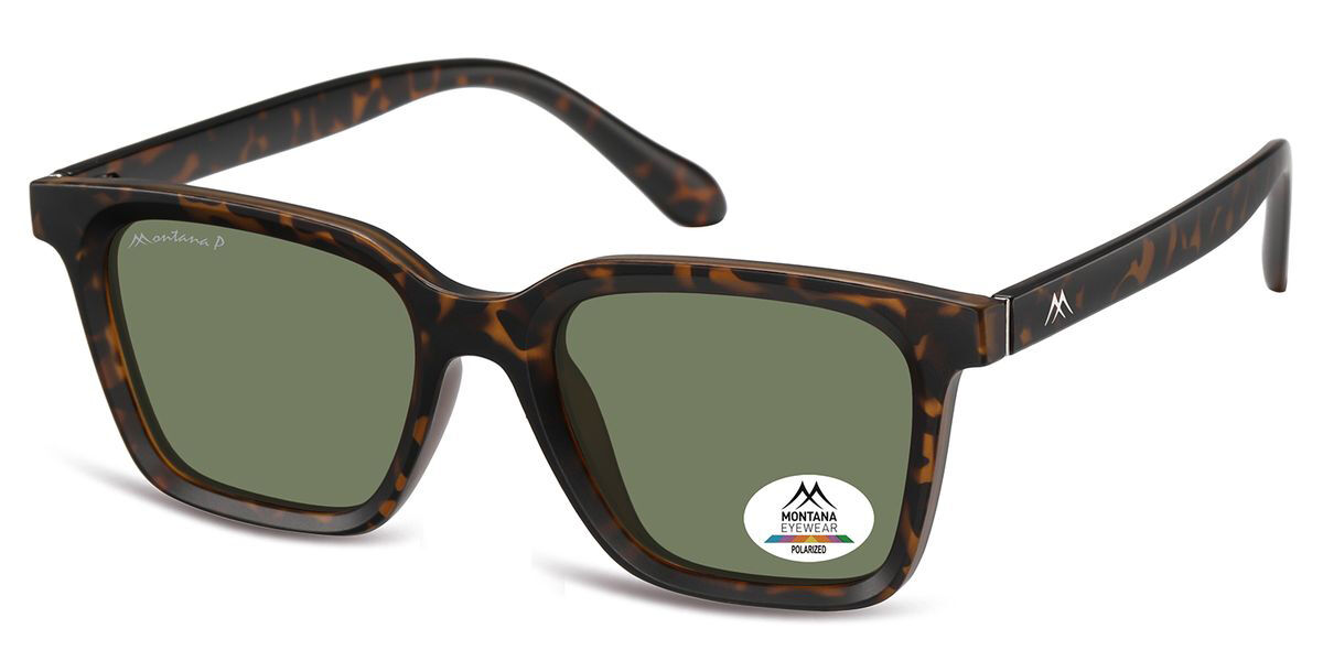 Montana Eyewear MP58 Polarized MP58C Men's Sunglasses Tortoiseshell Size 52