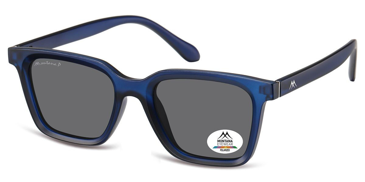 Montana Eyewear MP58 Polarized MP58D Men's Sunglasses Blue Size 52