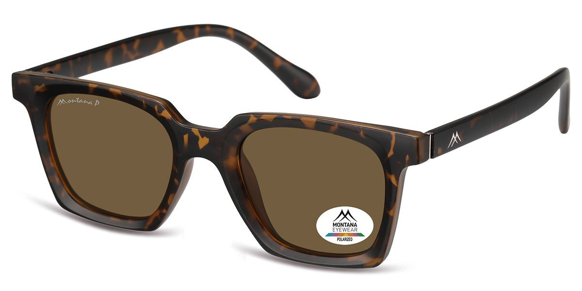Montana Eyewear MP59 Polarized MP59B Men's Sunglasses Tortoiseshell Size 49