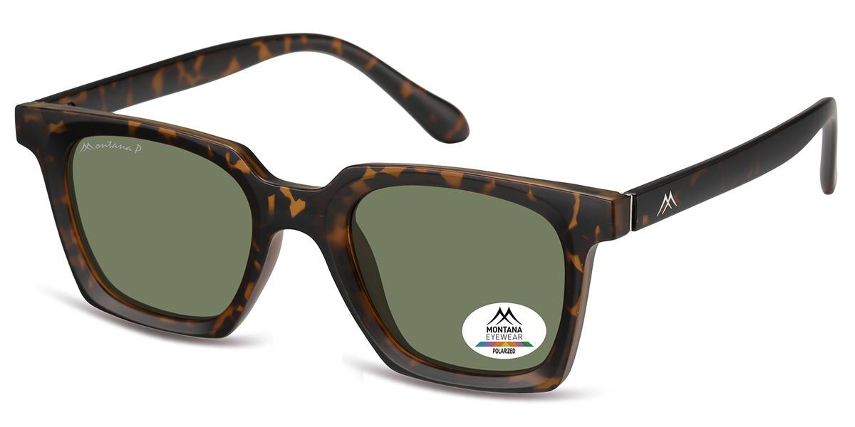 Montana Eyewear MP59 Polarized MP59C Men's Sunglasses Tortoiseshell Size 49