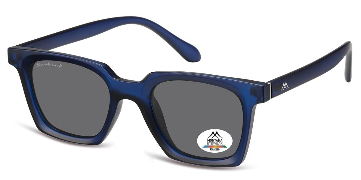 Montana Eyewear MP59 Polarized MP59D Men's Sunglasses Blue Size 49
