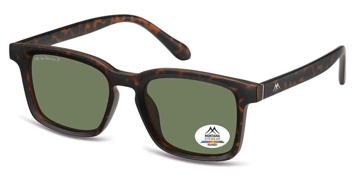 Montana Eyewear MP60 Polarized MP60C Men's Sunglasses Tortoiseshell Size 52