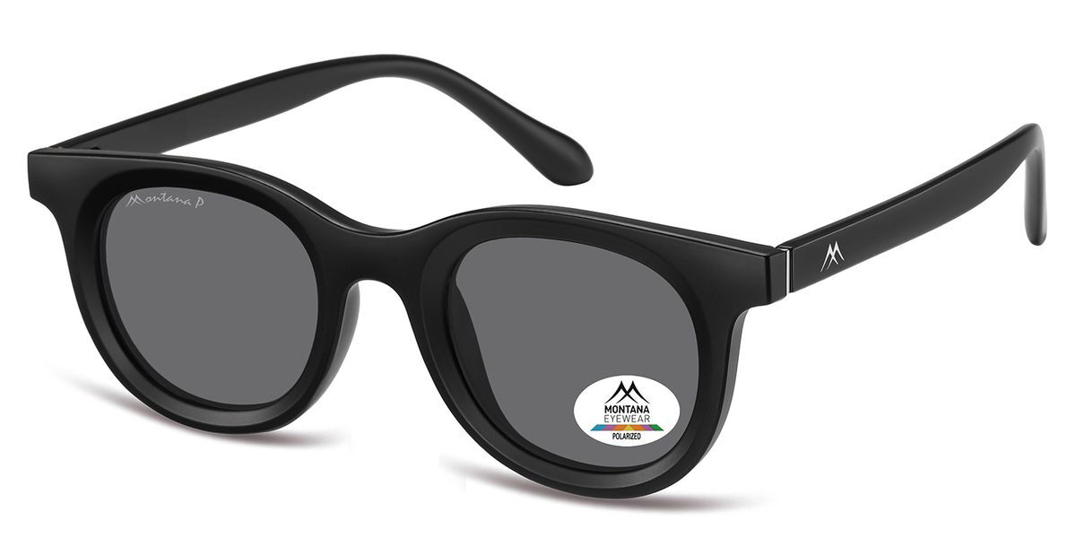 Montana Eyewear MP61 Polarized MP61 Men's Sunglasses Black Size 47