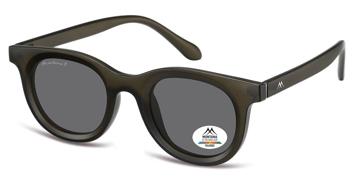 Montana Eyewear MP61 Polarized MP61E Men's Sunglasses Grey Size 47