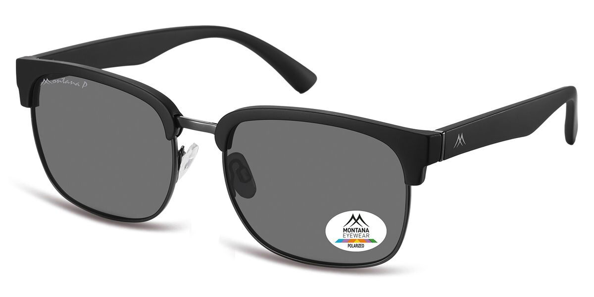 Montana Bril MP192 Polarized MP192 Zwarte Heren Zonnebril