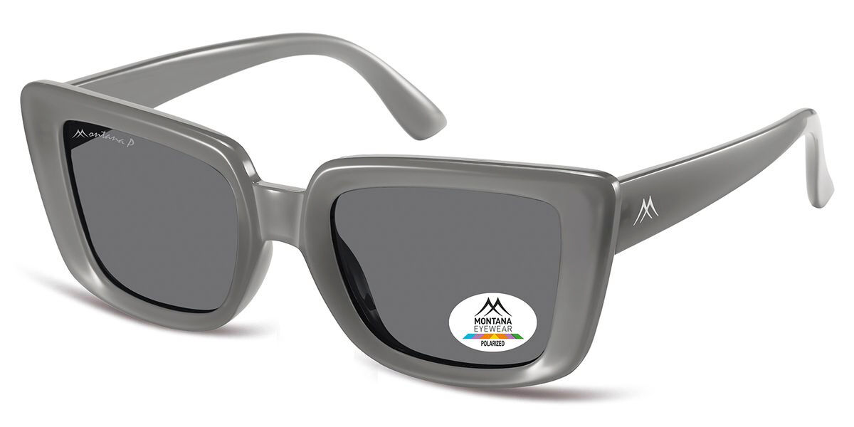 Montana Eyewear MP193 Polarized MP193C Women's Sunglasses Grey Size 51