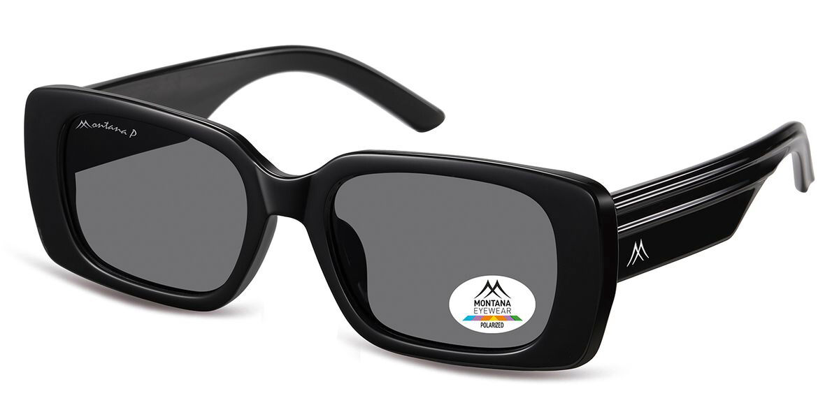 Montana Bril MP194 Polarized MP194 Zwarte Heren Zonnebril