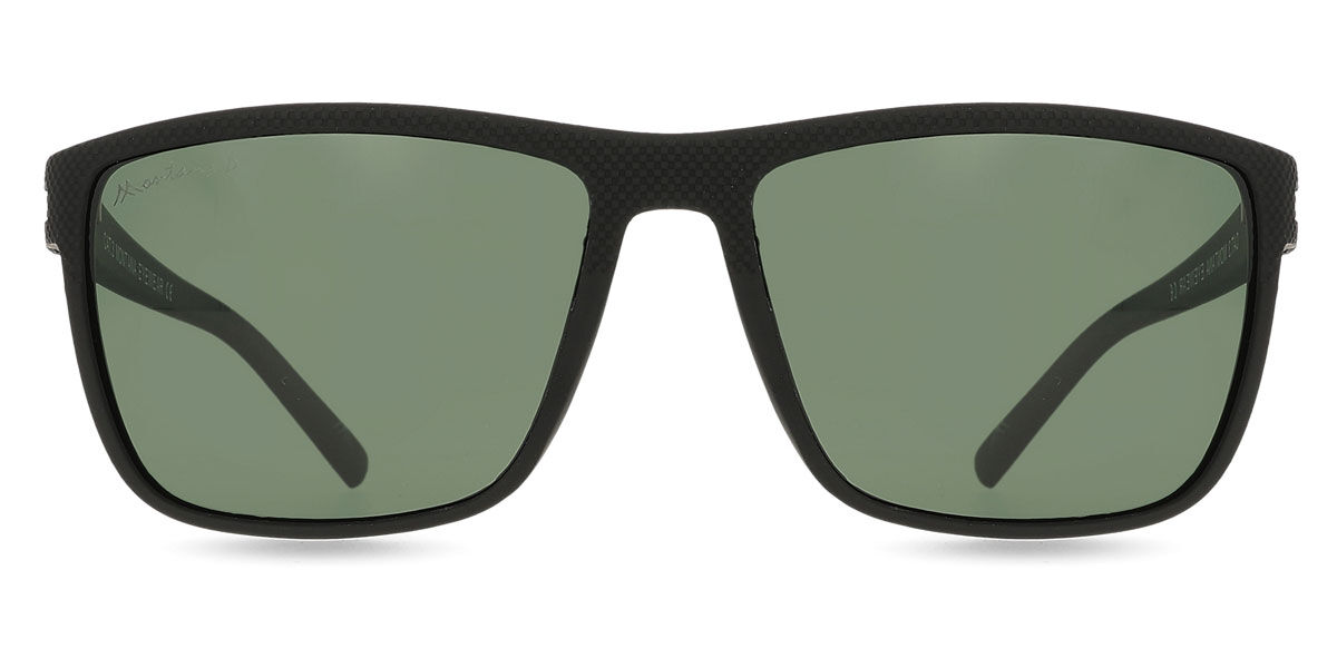 Montana Eyewear MP198 Polarized MP198A 57 Svarta Solglas&ouml;gon M&auml;n