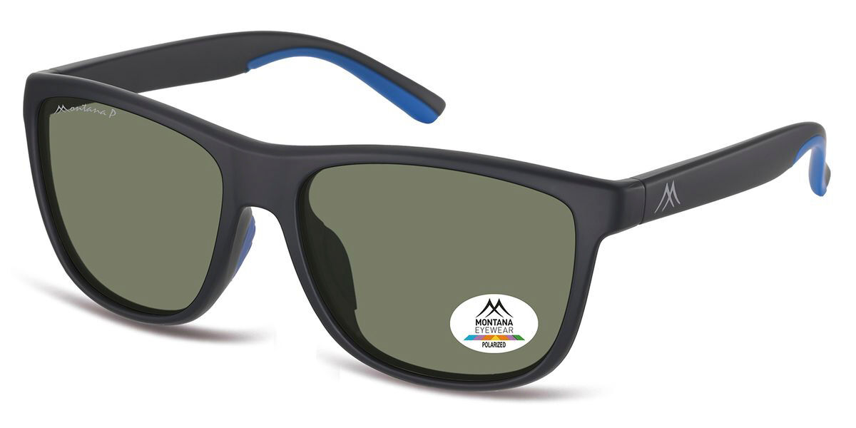 Montana Bril MP199 Polarized MP199A Zwarte Heren Zonnebril