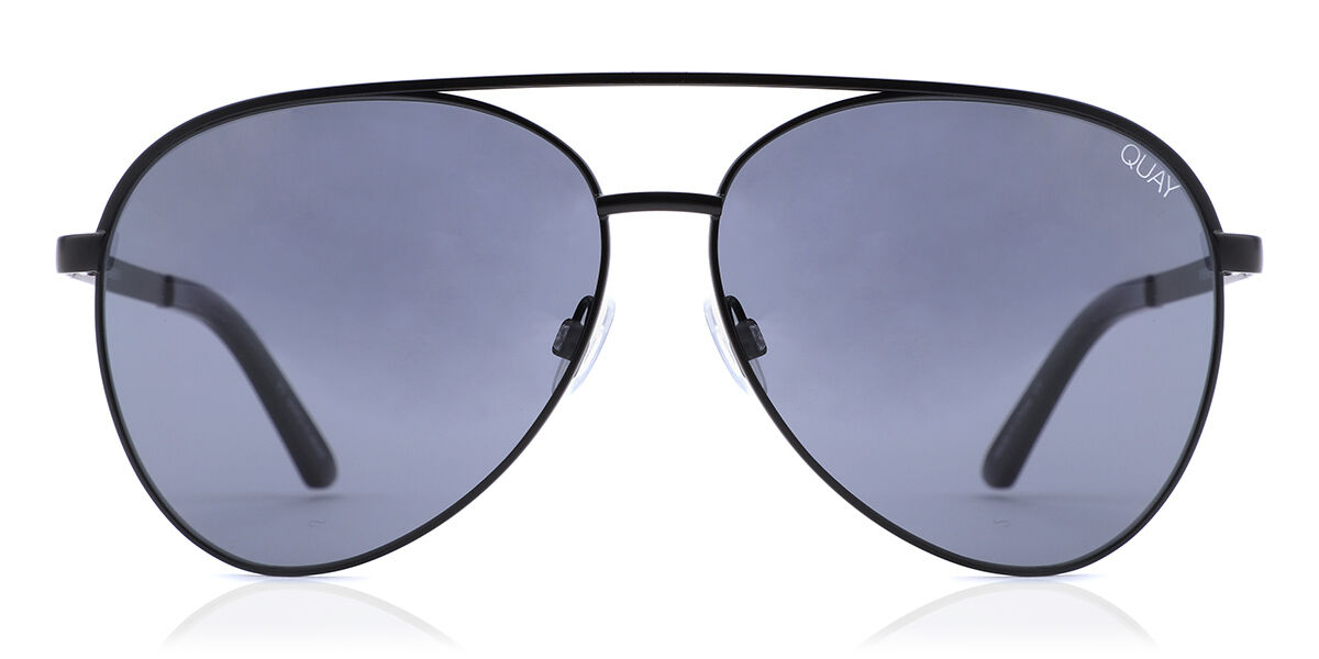 Quay Australia QC-000098 VIVIENNE BLK/SMK 64 Svarta Solglas&ouml;gon Kvinna