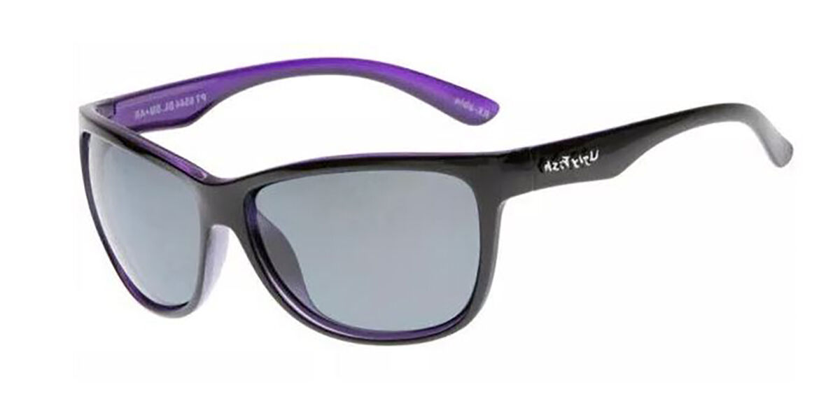 Lunettes De Soleil Moto Ugly Fish Slim RS04282 - Monture Noire Mate Unisexe - Neuf Avec étiquettes
