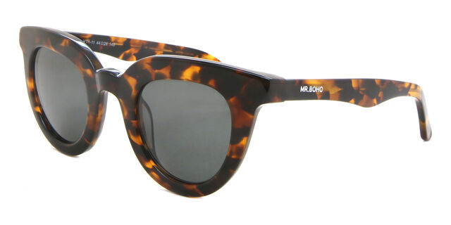 Mr. Boho Hayes VT1-11 Oval Tortoise Sunglasses  display picture 3