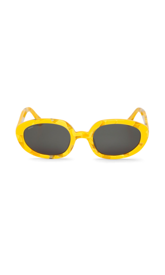 Mr. Boho Yellow Sunglasses – 100% UV Protection & Free  display picture 1