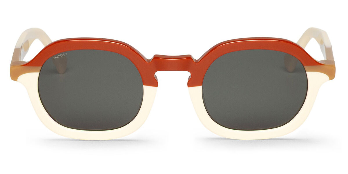 Mr. Boho Elpatio BMG32-11 47 Lunettes De Soleil Homme Blanches