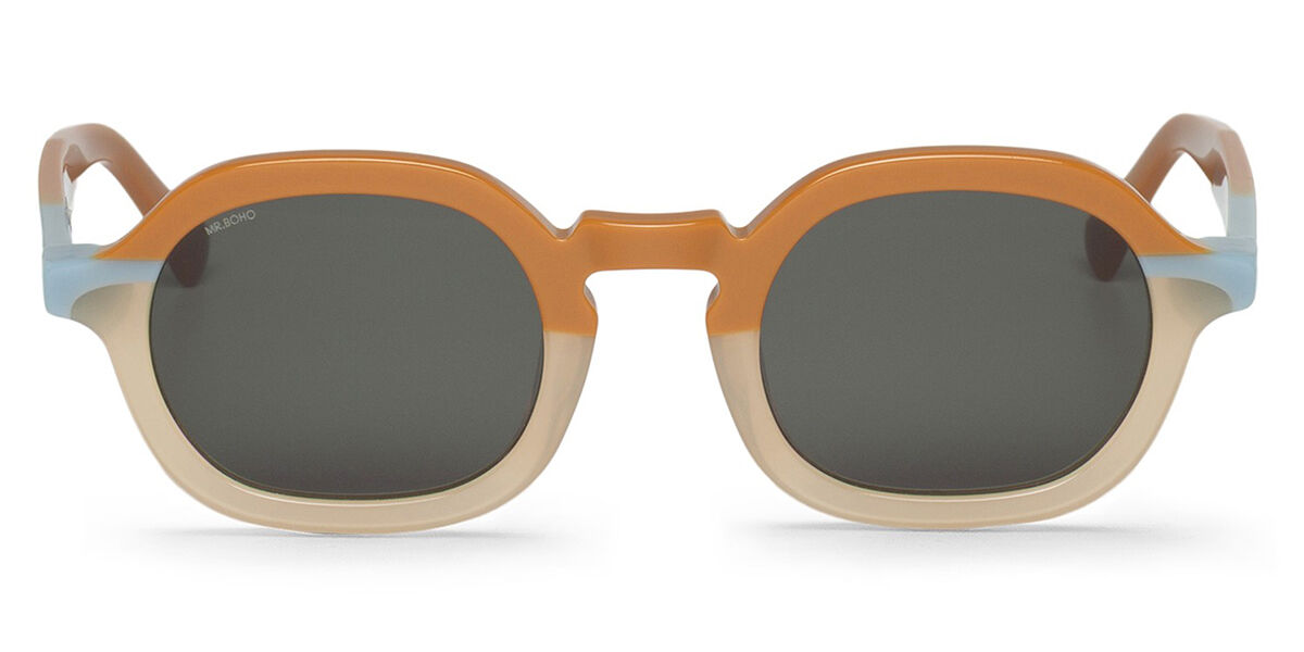 Mr. Boho Elpatio BMG34-11 47 Lunettes De Soleil Homme Marrons