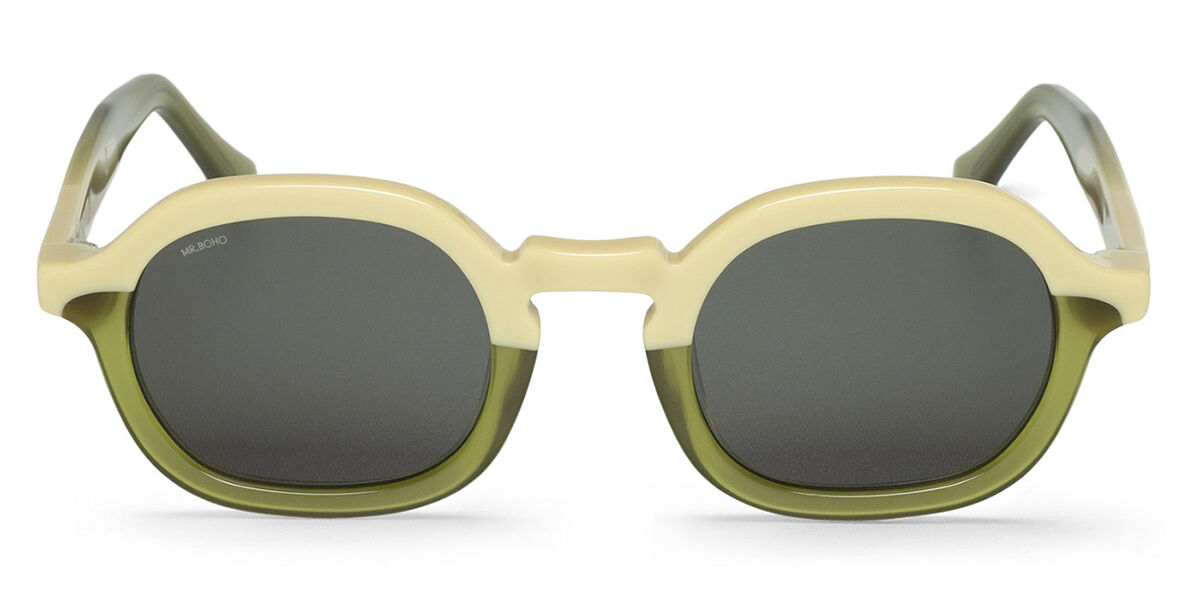 Mr. Boho Elpatio BMG35-11 Occhiali da Sole Verdi per Uomo