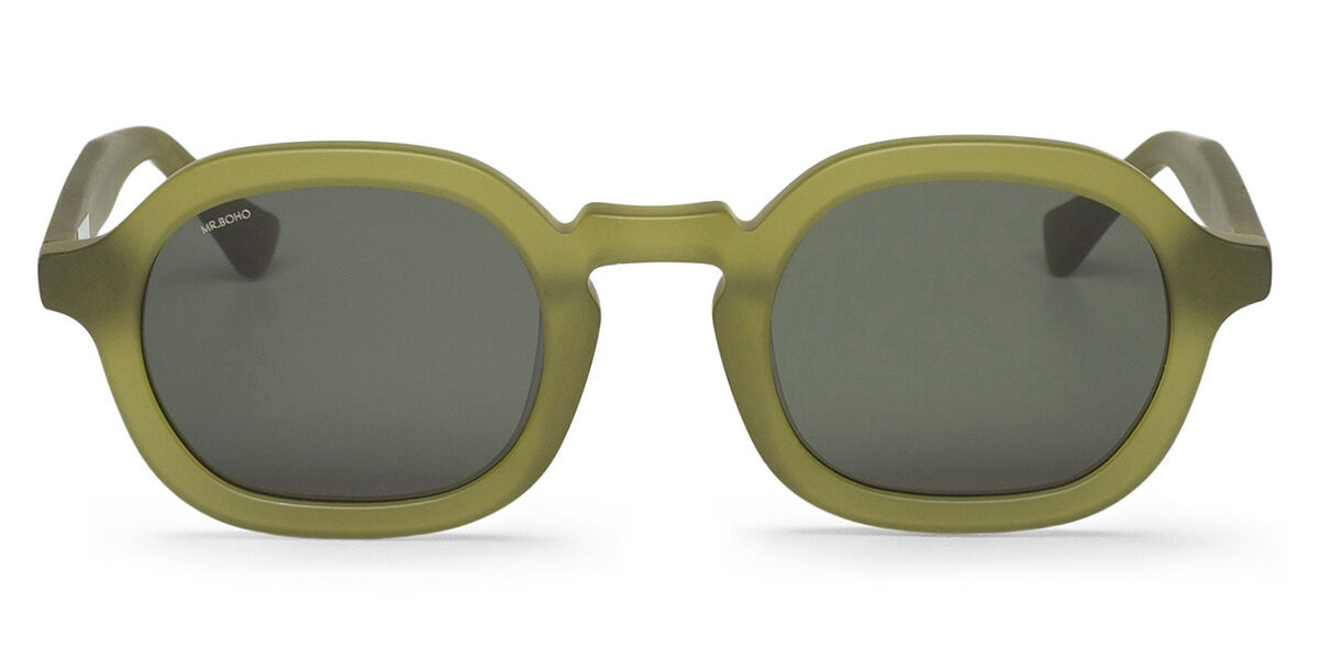 Mr. Boho Elpatio BMI52-11 47 Lunettes De Soleil Homme Vertes