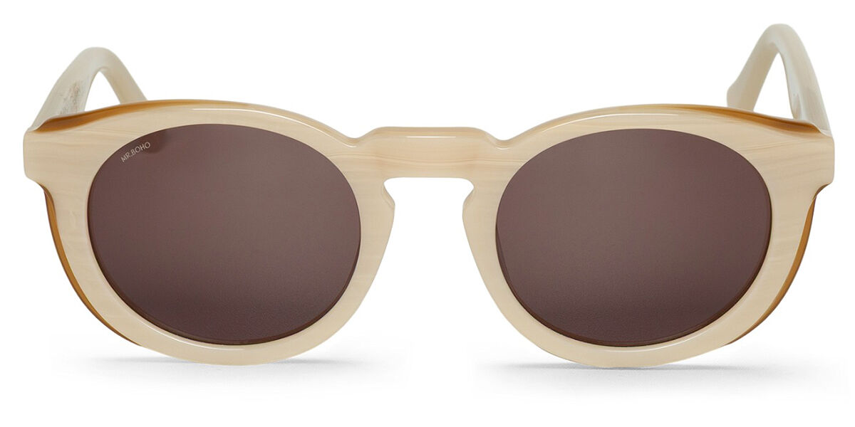 Mr. Boho Jordaan AS2-08 50 Lunettes De Soleil Homme Marrons
