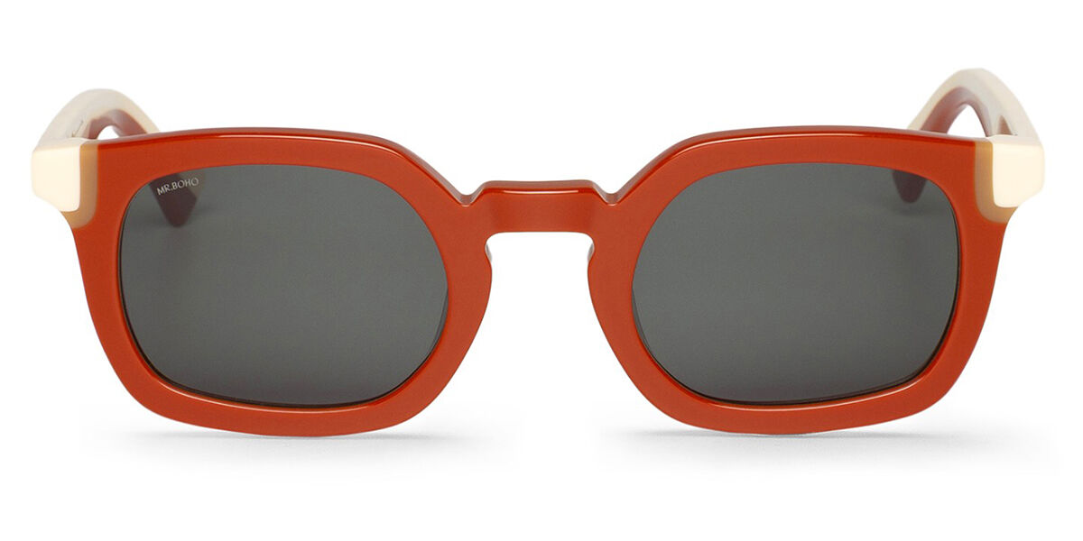 Mr. Boho Kerns BSG32-11 47 Lunettes De Soleil Homme Oranges