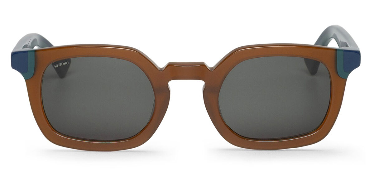 Mr. Boho Kerns BSG33-11 47 Lunettes De Soleil Homme Marrons