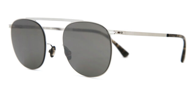 Mykita Erling Shiny Silver Mirror Black Square Silver  display picture 1