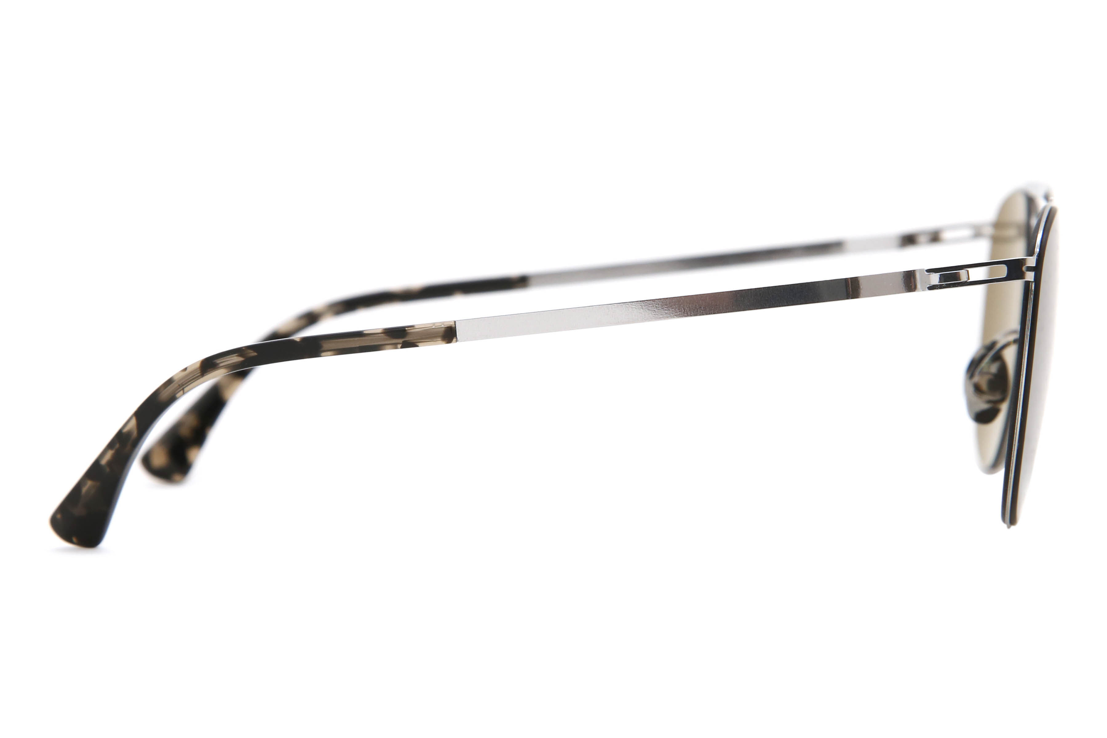 サングラス Mykita SS25 Unisex SUNGLASSES (MMESSE018 187 SILVER) Erling Shiny Silver sunglasses Silver | SmartBuyGlasses US