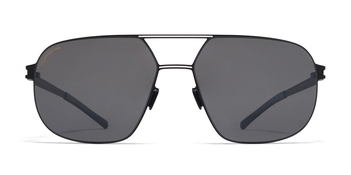 Mykita Angus Polarized 363 Schwarze Herren Sonnenbrillen