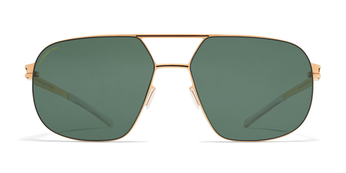 Mykita Angus Polarized 342 Goldene Herren Sonnenbrillen